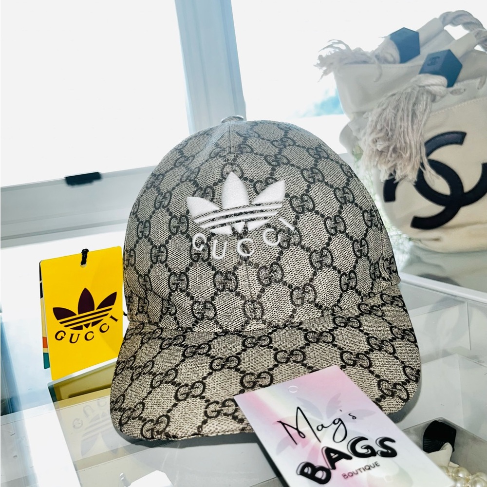 Gucci x Adidas: Double-Sided GG Monogram Limited Edition Cap Hat - Picture 8 of 16